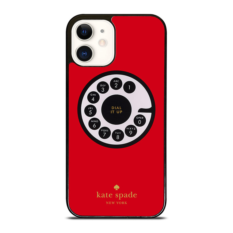 KATE SPADE ROTARY DIAL UP iPhone 12 Case Cover