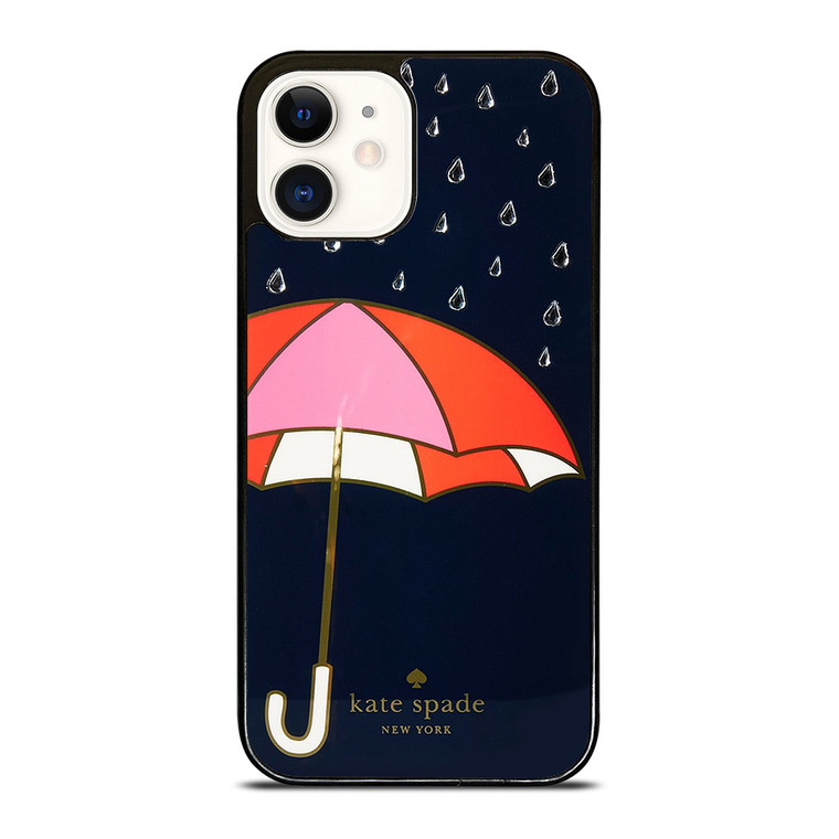 NAVY UMBRELLA KATE SPADE iPhone 12 Case Cover