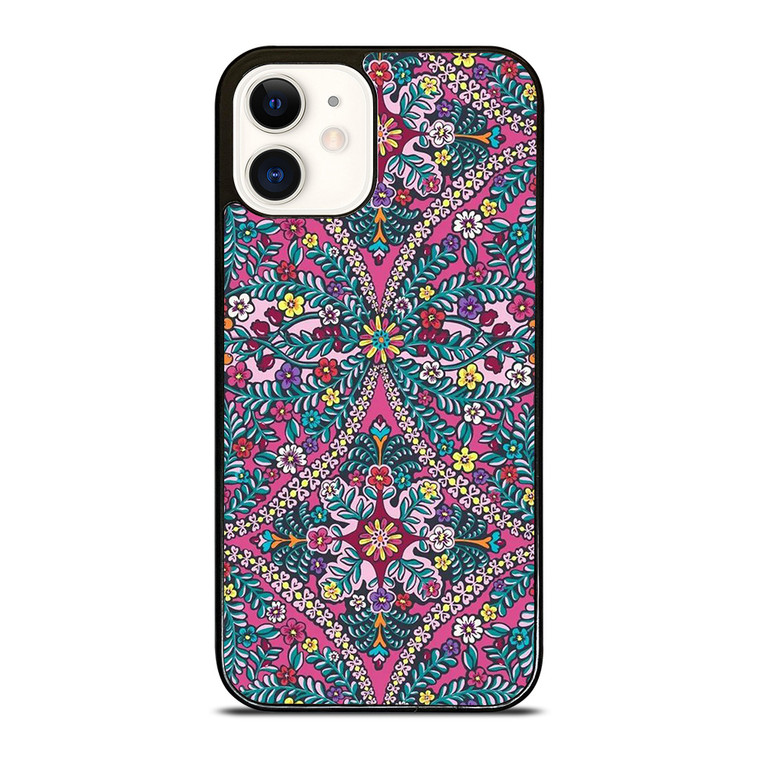VERA BRADLEY FLOWER PATTERN 2 iPhone 12 Case Cover