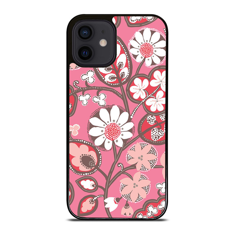 BLUSH PINK VERA BRADLEY PRINT iPhone 12 Mini Case Cover