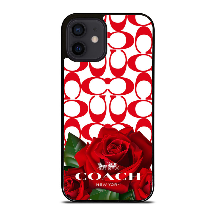 COACH NEW YORK FLOWER 4 iPhone 12 Mini Case Cover