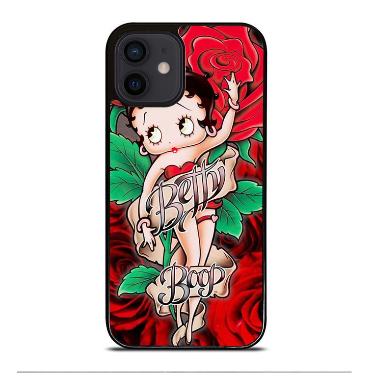 BETTY BOOP FLORAL iPhone 12 Mini Case Cover