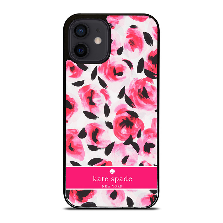 KATE SPADE NEW YORK PINK ROSE iPhone 12 Mini Case Cover