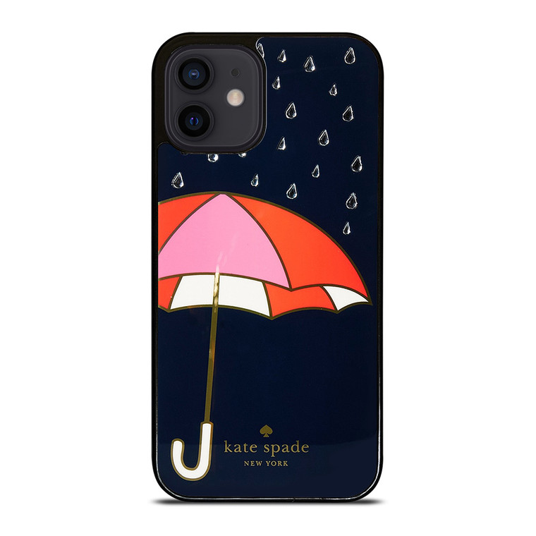 NAVY UMBRELLA KATE SPADE iPhone 12 Mini Case Cover