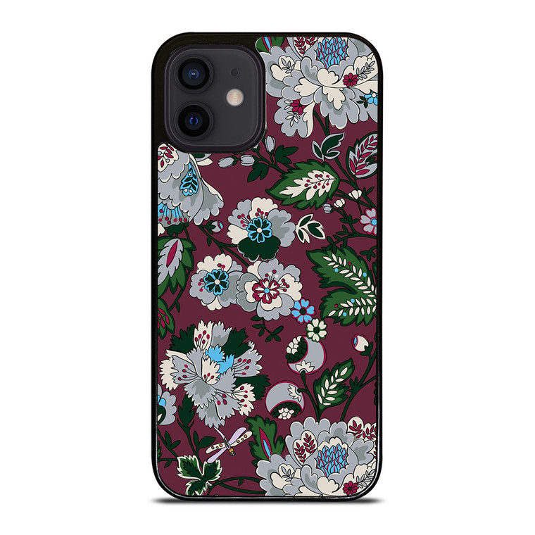 VERA BRADLEY BORDEAUX BLOOMS iPhone 12 Mini Case Cover
