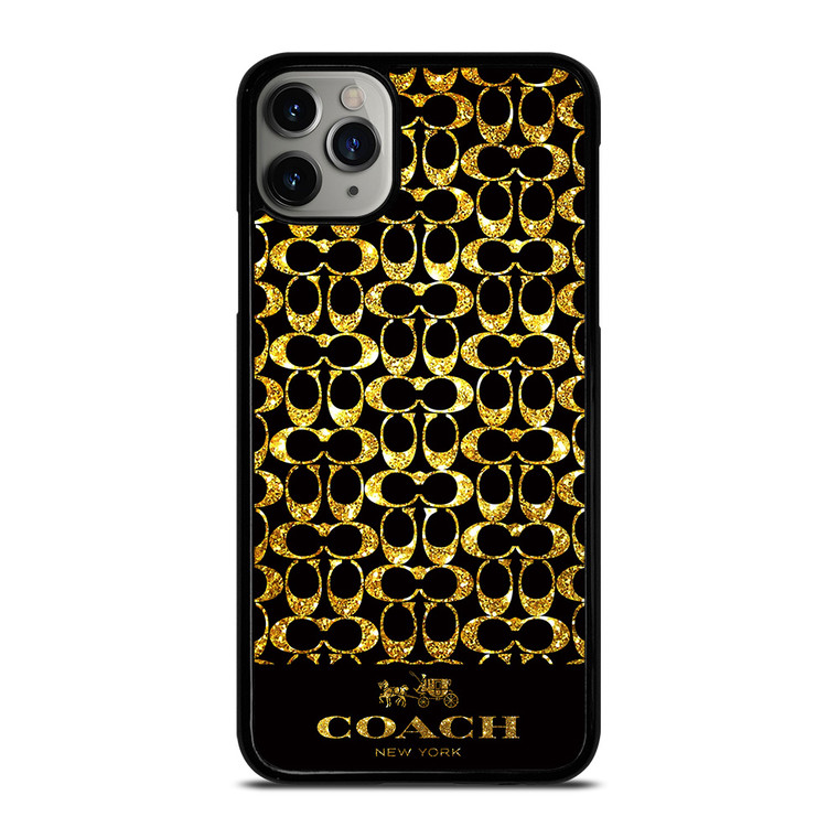 COACH NEW YORK GOLD iPhone 11 Pro Max Case Cover