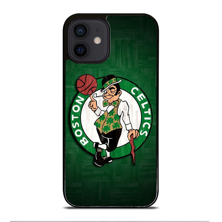 BOSTON CELTICS WOODEN LOGO iPhone 12 Mini Case Cover