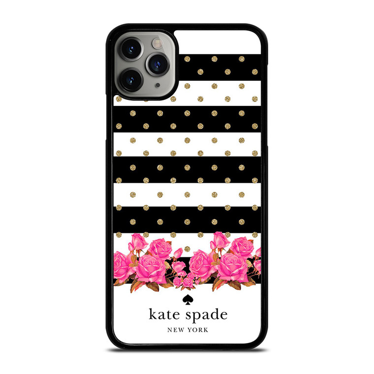 KATE SPADE NEW YORK FLORAL POLKADOTS iPhone 11 Pro Max Case Cover