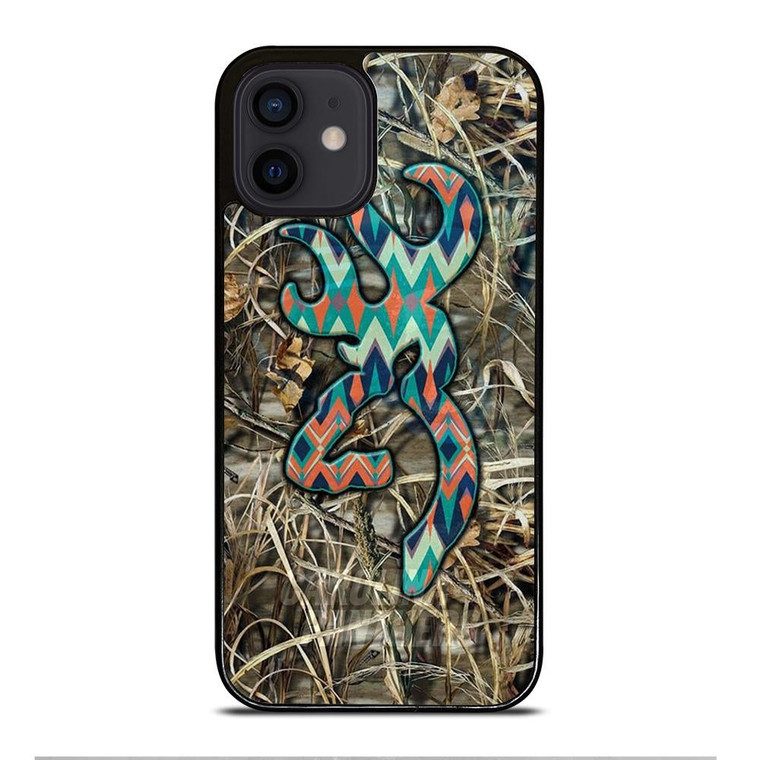 CAMO BROWNING LOGO iPhone 12 Mini Case Cover