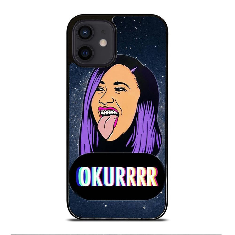 CARDI B FACE CARTOON iPhone 12 Mini Case Cover