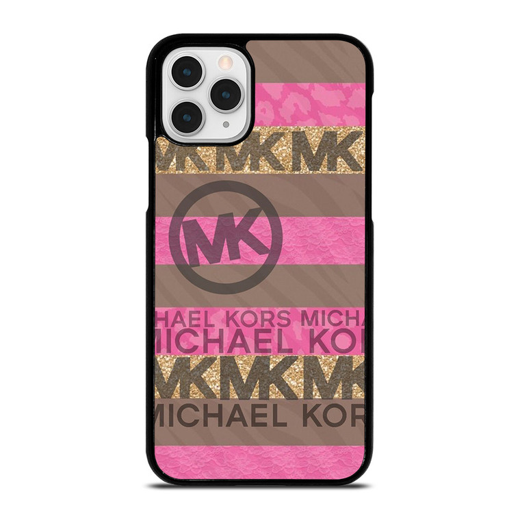 MICHAEL KORS PINK STRIP LOGO iPhone 11 Pro Case Cover