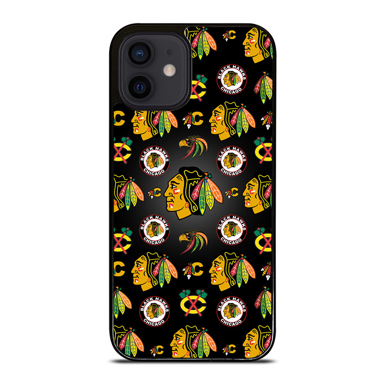 CHICAGO BLACKHAWKS COLLAGE LOGO iPhone 12 Mini case
