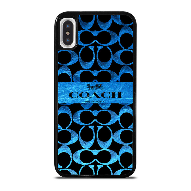 COACH NEW YORK BLUE 2 iPhone X / XS Case Cover