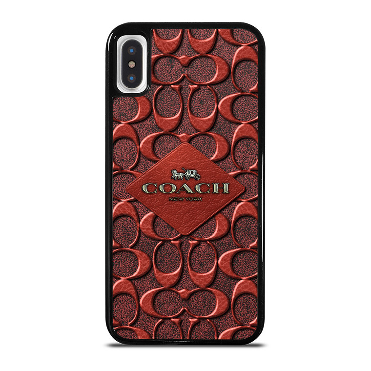 COACH NEW YORK BROWN 2 iPhone X / XS Case Cover