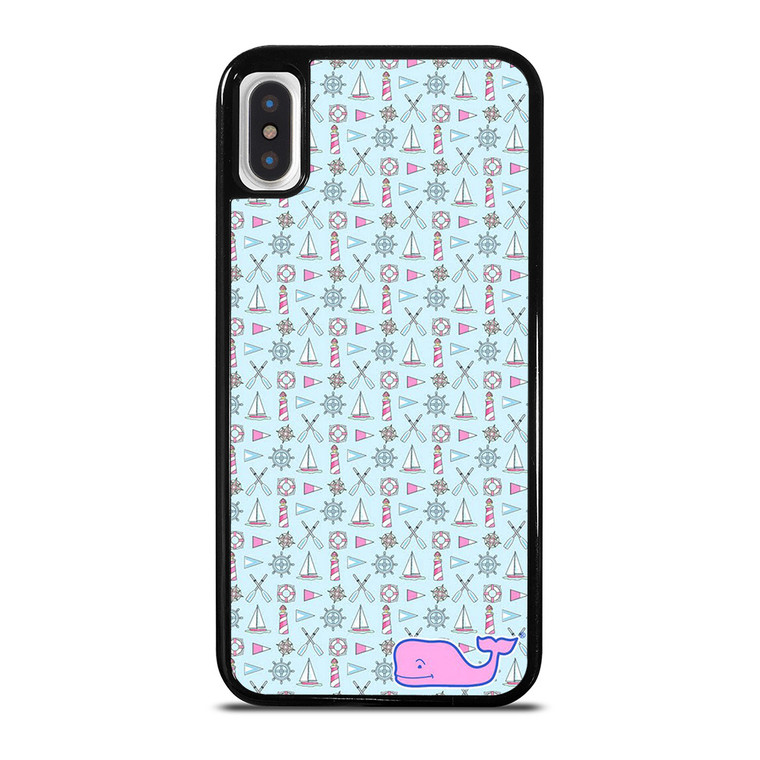 WHALE KATE SPADE PATTERN iPhone X / XS Case Cover