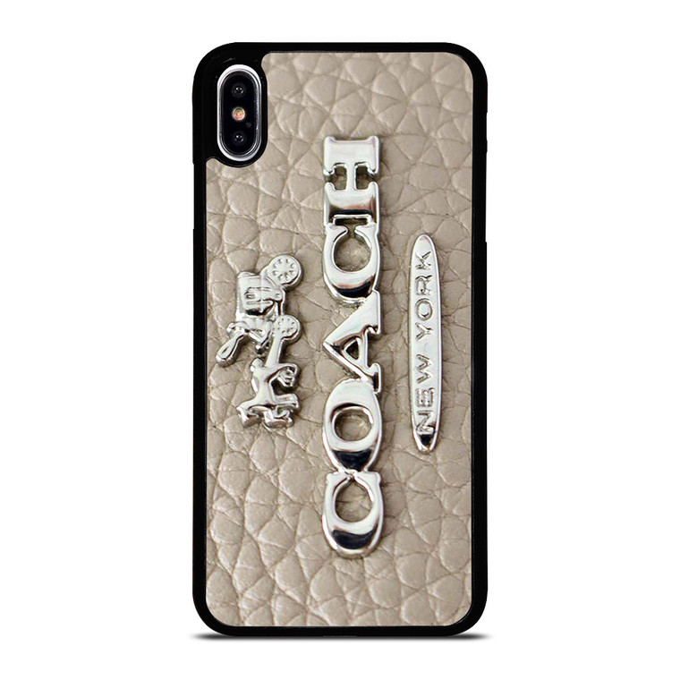 COACH LOGO GLOWING TEXTURE iPhone XS Max Case Cover