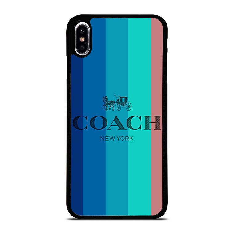 COACH NEW YORK STRIPES iPhone XS Max Case Cover
