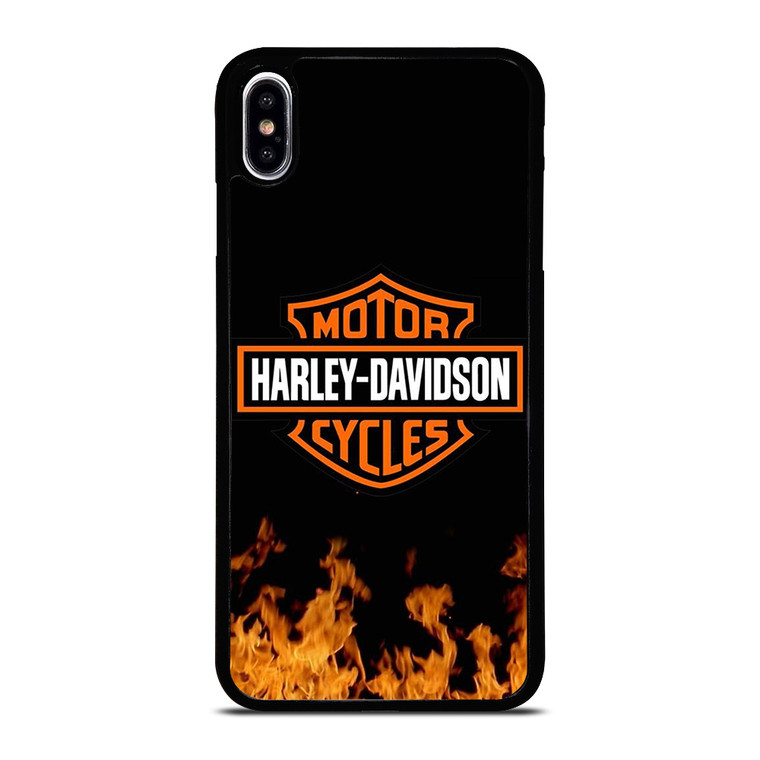 HARLEY DAVIDSON FIRE LOGO 2 iPhone XS Max Case Cover