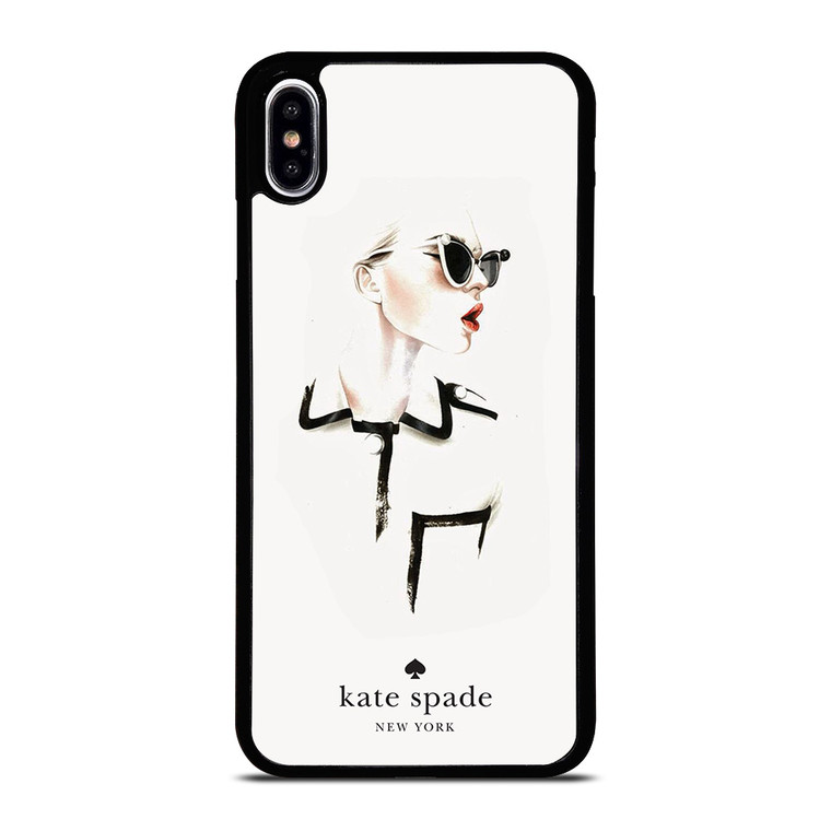 KATE SPADE LOGO WOMAN SPLASH iPhone XS Max Case Cover