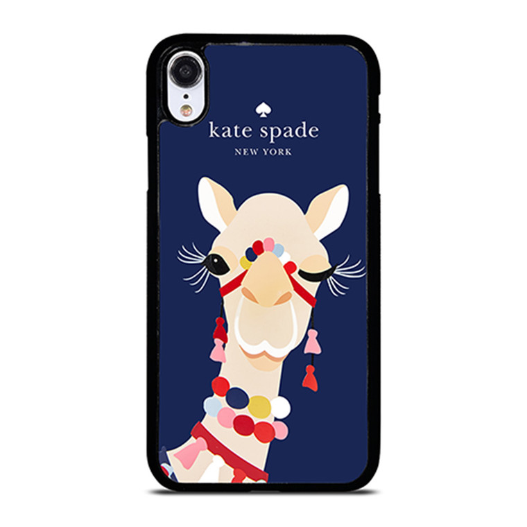KATE SPADE CAMEL APPLIQUE iPhone XR Case Cover