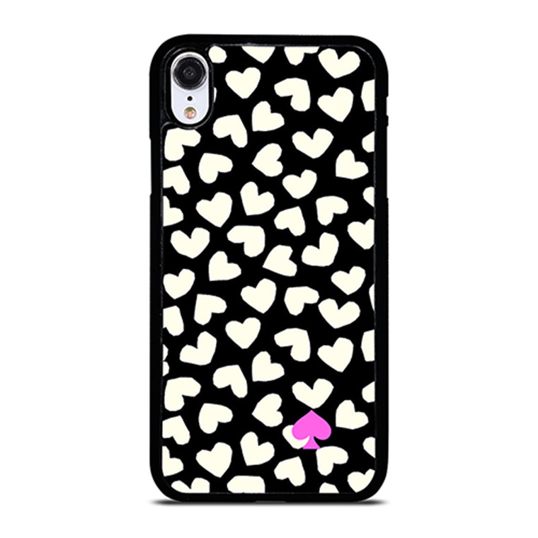 KATE SPADE LOVE HEART POLKADOTS iPhone XR Case Cover