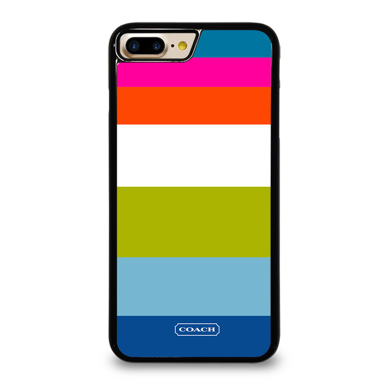 COACH NEW YORK STRIPE 2 iPhone 7 / 8 Plus Case Cover