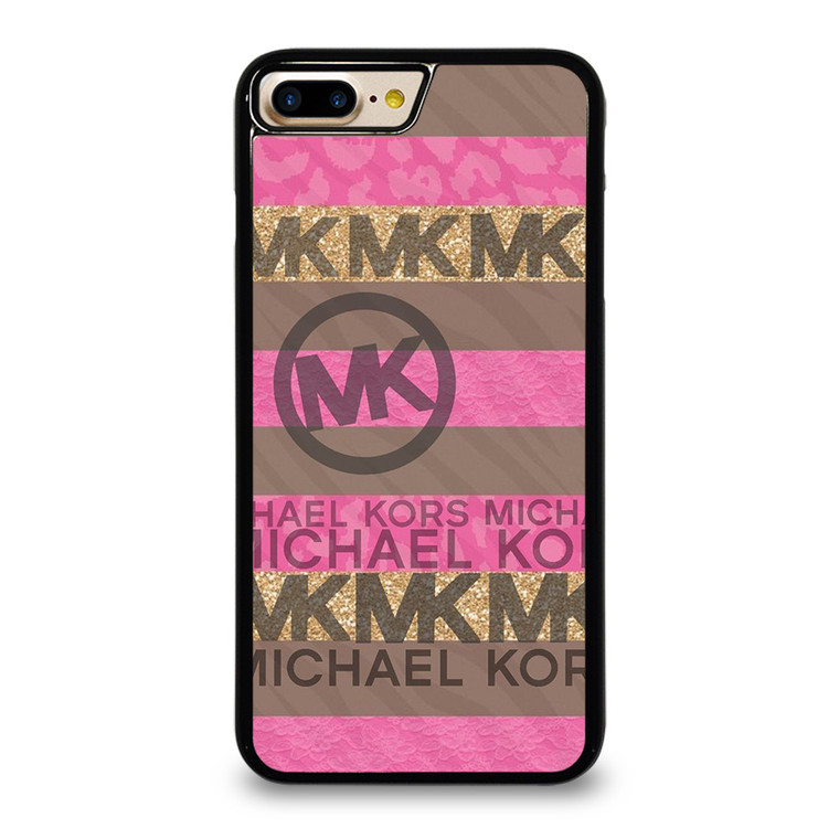 MICHAEL KORS PINK STRIP LOGO iPhone 7 / 8 Plus Case Cover