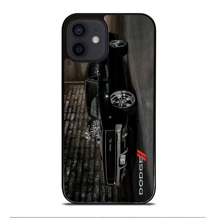 DODGE CHARGER BLACK CAR iPhone 12 Mini Case Cover