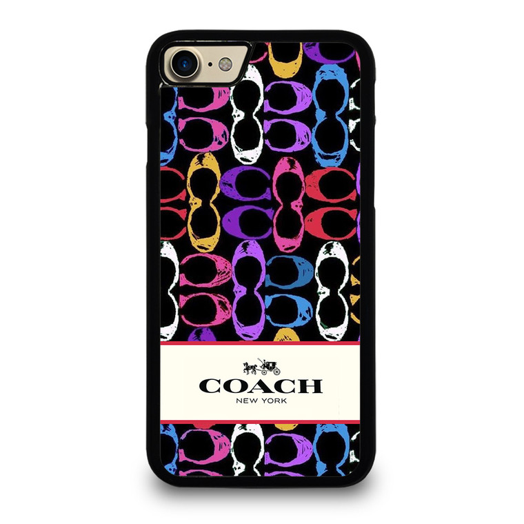 COACH NEW YORK PATTERN COLOR iPhone 7 / 8 Case Cover