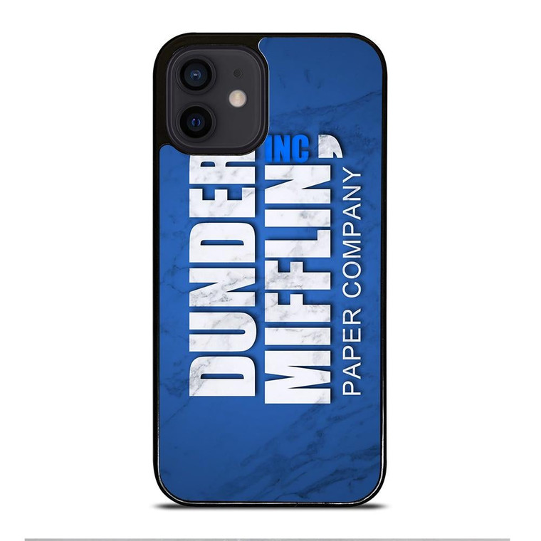 DUNDER MIFFLIN LOGO MARBLE iPhone 12 Mini Case Cover