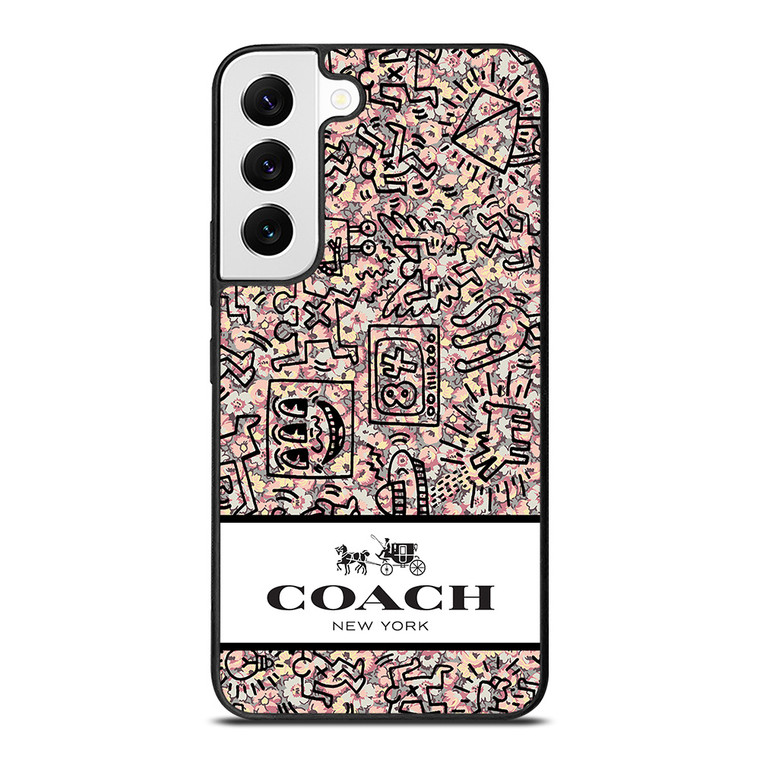 COACH NEW YORK ABSTRACK Samsung Galaxy S22 Case Cover