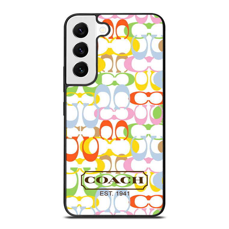 COACH NEW YORK COLORFUL Samsung Galaxy S22 Case Cover