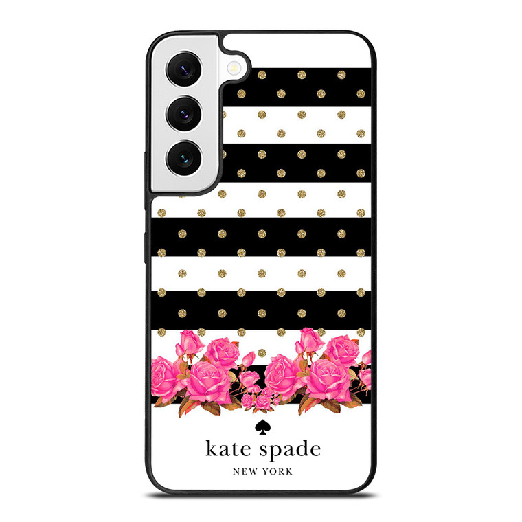 KATE SPADE NEW YORK FLORAL POLKADOTS Samsung Galaxy S22 Case Cover