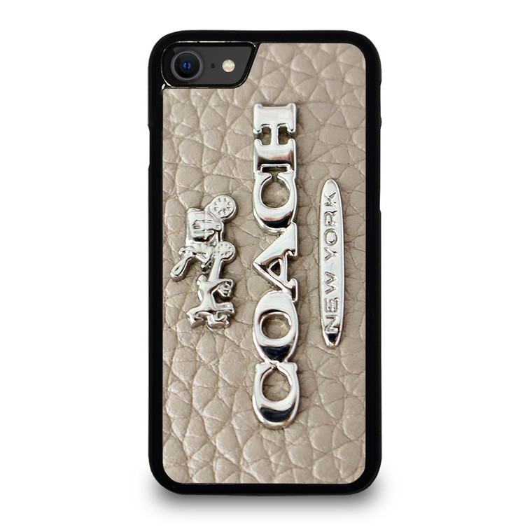 COACH LOGO GLOWING TEXTURE iPhone SE 2020 Case Cover