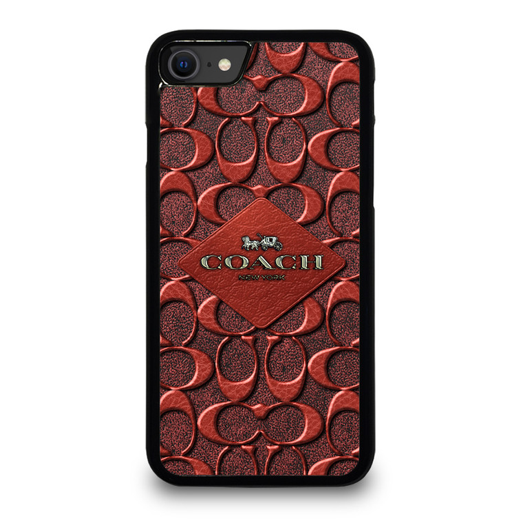 COACH NEW YORK BROWN 2 iPhone SE 2020 Case Cover