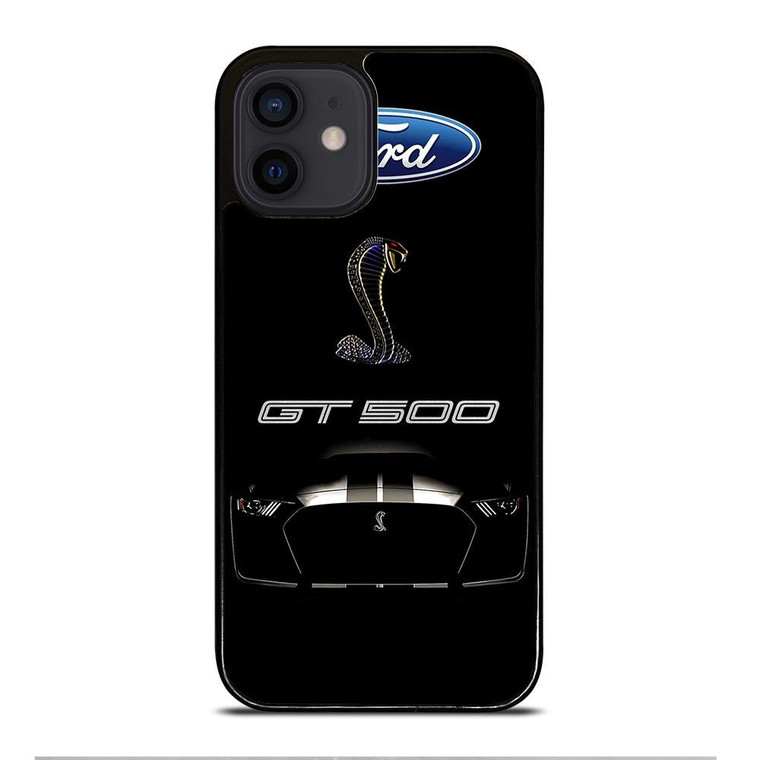 FORD MUSTANG GT BLACK iPhone 12 Mini Case Cover
