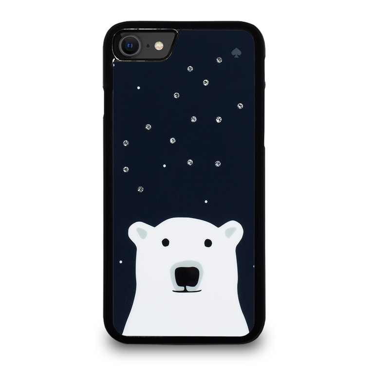 KATE SPADE SPARKLE POLLAR BEAR iPhone SE 2020 Case Cover