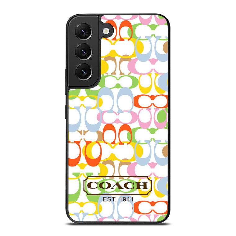 COACH NEW YORK COLORFUL Samsung Galaxy S22 Plus Case Cover
