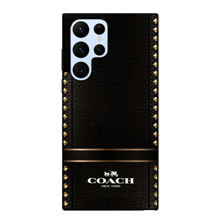 COACH BELT TEXTURE Samsung Galaxy S22 Ultra Case Cover