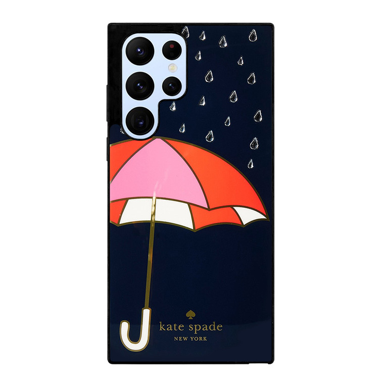 NAVY UMBRELLA KATE SPADE Samsung Galaxy S22 Ultra Case Cover