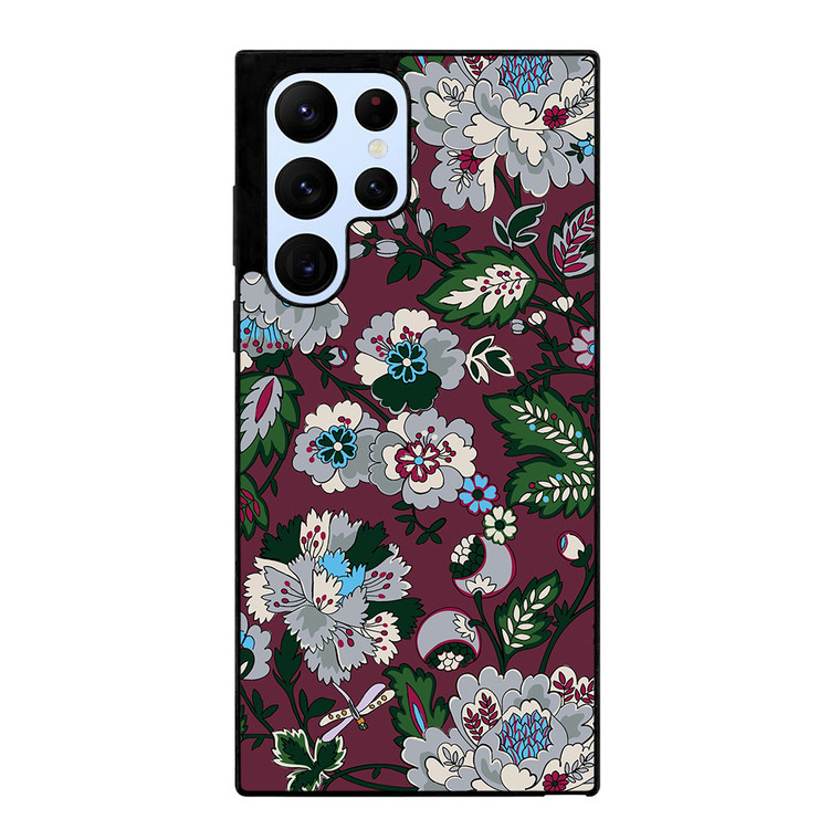 VERA BRADLEY BORDEAUX BLOOMS Samsung Galaxy S22 Ultra Case Cover