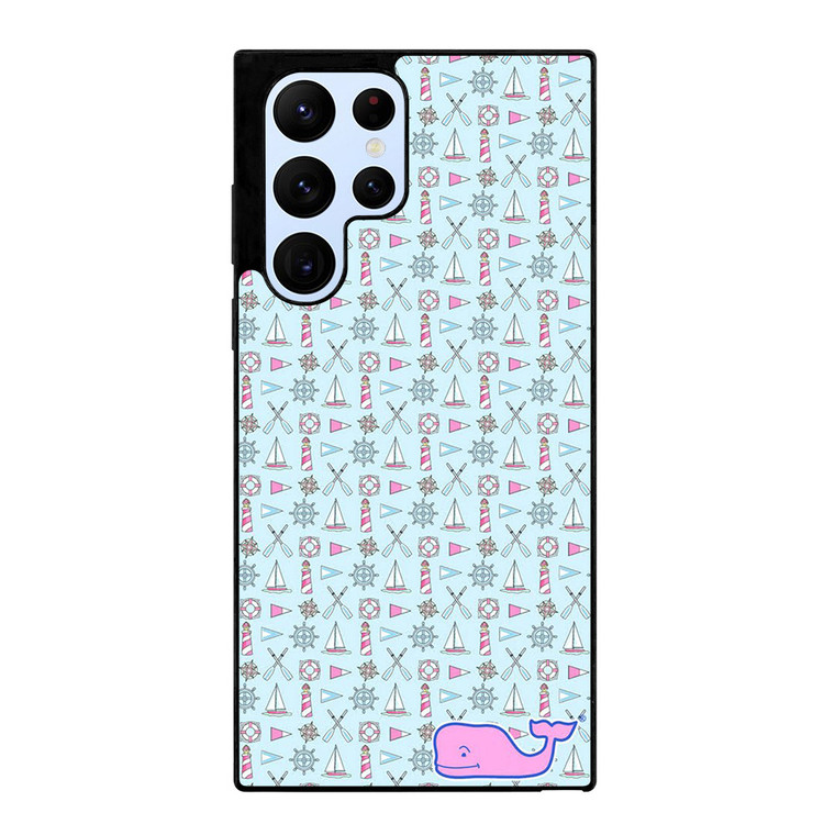 WHALE KATE SPADE PATTERN Samsung Galaxy S22 Ultra Case Cover