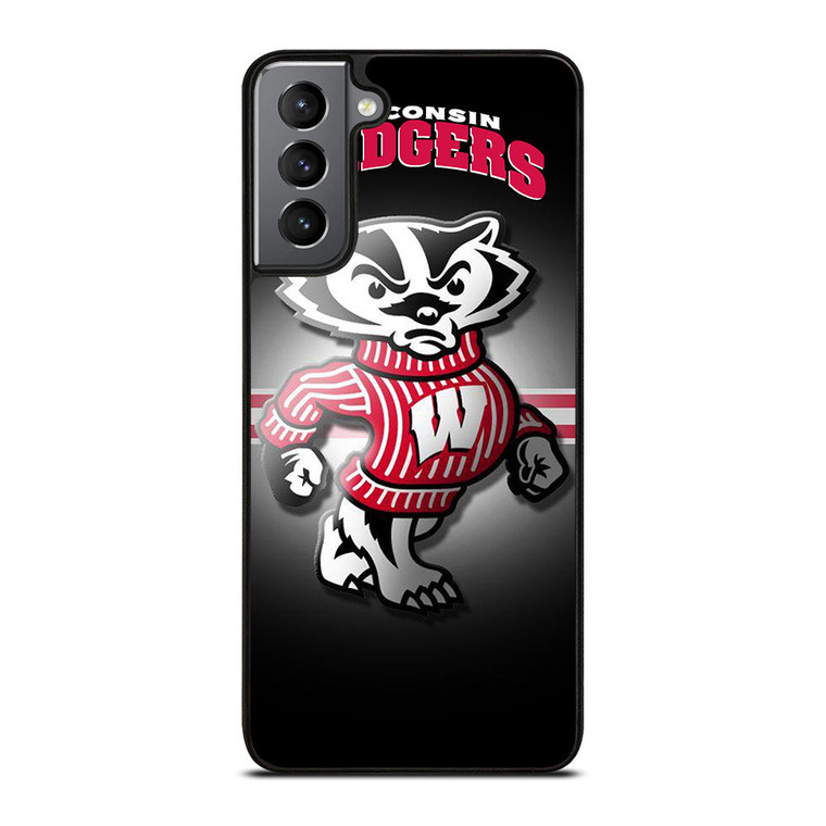 WISCONSIN BADGER FOOTBALL LOGO Samsung Galaxy S21 Plus Case Cover