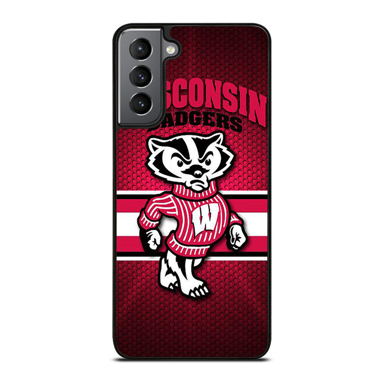WISCONSIN BADGER FOOTBALL LOGO 2 Samsung Galaxy S21 Plus Case Cover