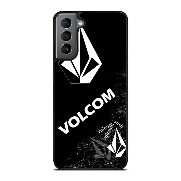 VOLCOM BLACK LOGO Samsung Galaxy S21 Plus Case Cover