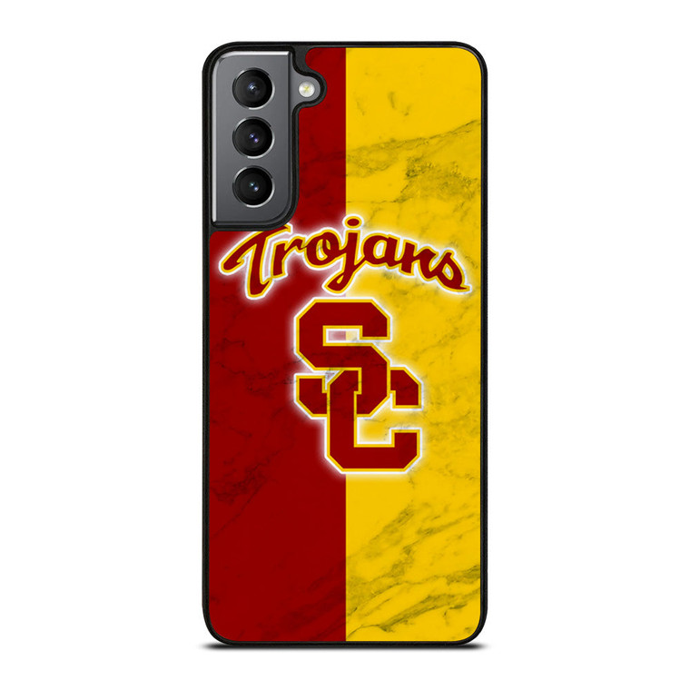 USC TROJANS LOGO MARBLE Samsung Galaxy S21 Plus Case Cover
