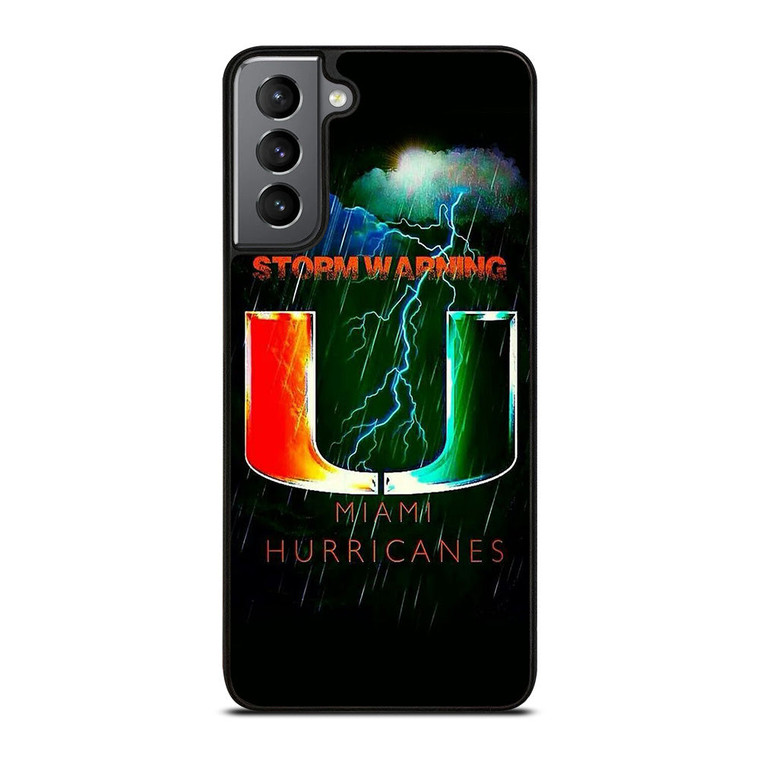 UM MIAMI HURRICANES NFL Samsung Galaxy S21 Plus Case Cover