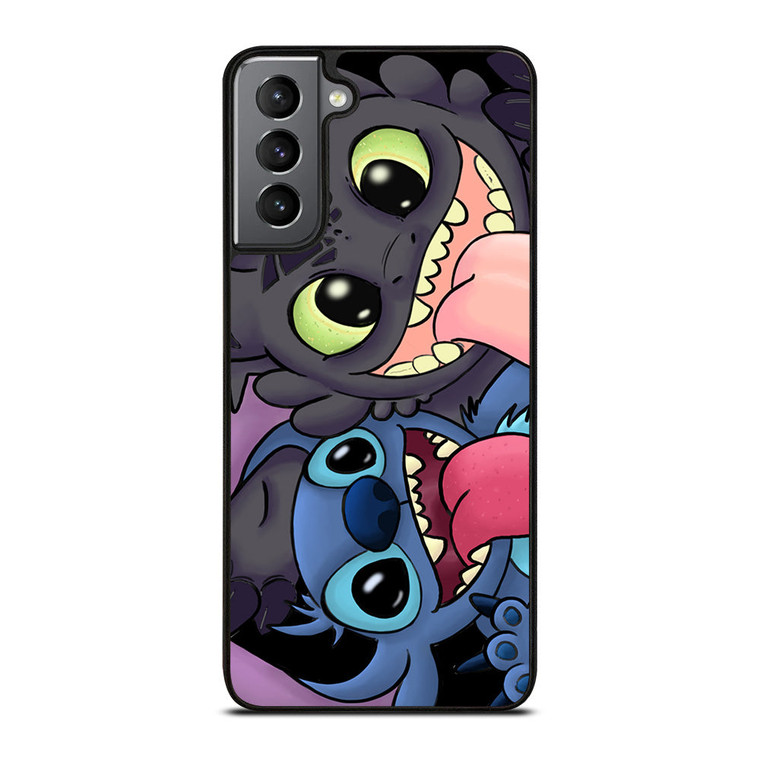 TOOTHLESS AND STITCH CARTOON Samsung Galaxy S21 Plus Case Cover