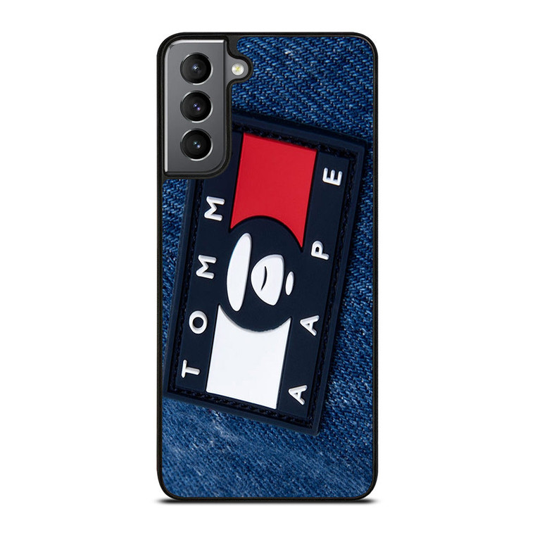 TOMMY HILFIGER JEANS BAPE APE Samsung Galaxy S21 Plus Case Cover