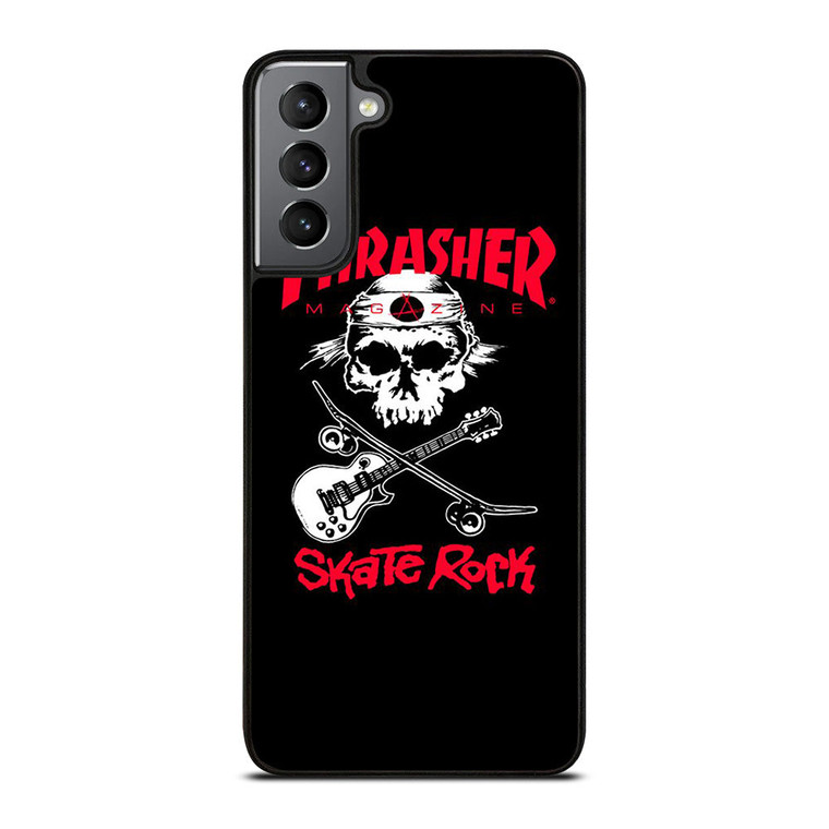 THRASHER SKATEBOARD MAGAZINE SKULL Samsung Galaxy S21 Plus Case Cover